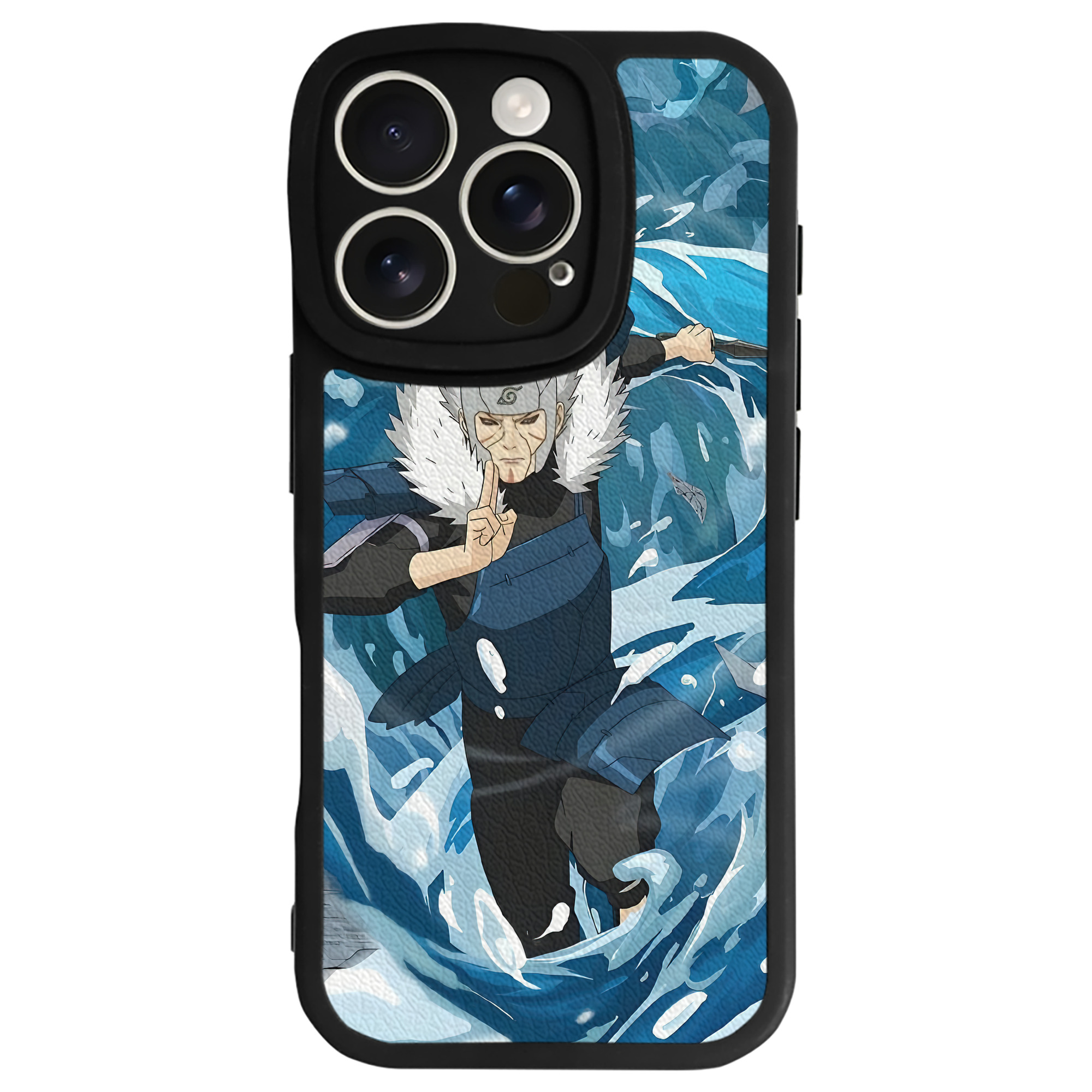 （画像用） NARUTO -ナルト- NARUTO -ナルト- 疾風伝 【iPhone 16シリーズ対応】シリコンスマホケース（レザー調） 材質：シリコン